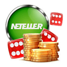 dès et jetons logo neteller